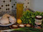 Tahinli Tavuk Salata