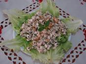 Tahinli Tavuk Salata