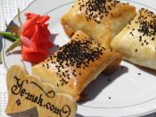 Garnitürlü Zarf Böreği (Hazır Yufka İle)