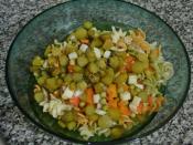 Renkli Makarna Salatası