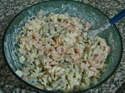 Renkli Makarna Salatası