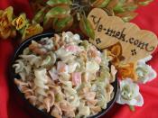 Renkli Makarna Salatası