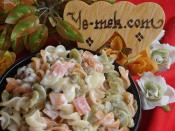 Renkli Makarna Salatası