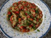 Közlenmiş Patlıcan Salatası