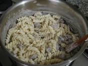 Kremalı Mantarlı Makarna