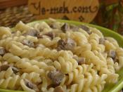 Kremalı Mantarlı Makarna
