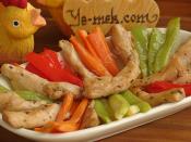 Soya Soslu Sebzeli Tavuk