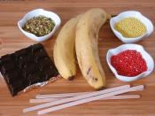 Çikolata Kaplı Muz Çubukları