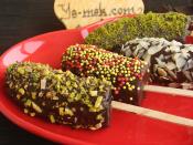 Çikolata Kaplı Muz Çubukları