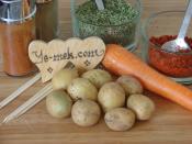 Çubukta Taze Patates Kızartması