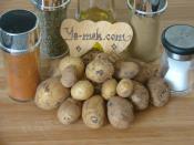 Fırında Baharatlı Taze Patates