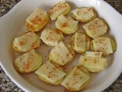 Fırında Kaşarlı Taze Patates