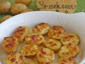 Fırında Kaşarlı Taze Patates