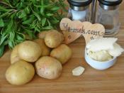 Fırında Tereyağlı Taze Patates