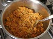 Yeşil Mercimekli Bulgur Pilavı