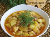 Kıymalı Kabak Yemeği