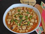 Mantarlı Tavuk Yemeği