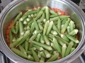 Zeytinyağlı Taze Bamya Yemeği