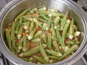 Zeytinyağlı Taze Bamya Yemeği