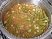 Zeytinyağlı Taze Bamya Yemeği