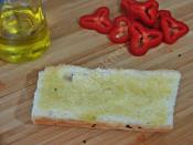 Kırmızı Biberli Ekmek Pizzası