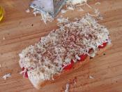 Kırmızı Biberli Ekmek Pizzası