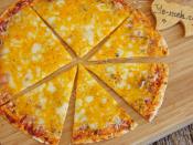 Tortilla Pizza With 4 Cheese Recipe