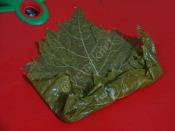 Rice Wrapped With Olive Oil Grape Leaf Recipe