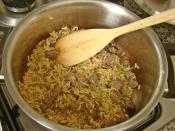 Etli Arpa Şehriye Pilavı