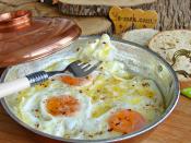 Sahanda Peynirli Yumurta