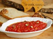 Kahvaltılık Zeytinyağlı Cevizli Salça