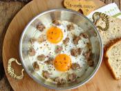 Kavurmalı Sahanda Yumurta