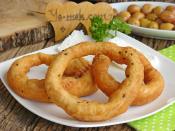 Hazır Ekmek Hamurundan Çörek Otlu Halka Simit