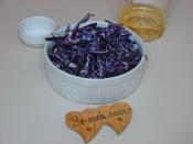 Sirkeli Kırmızı Lahana Salatası