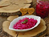 Sirkeli Kırmızı Lahana Salatası