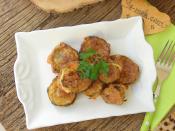 Hellim Peynirli Patlıcan Kızartması