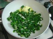 Sahanda Ispanaklı Peynirli Yumurta