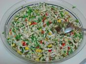 Tavuklu Arpa Şehriye Salatası