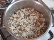 Yeşil Mercimekli Pirinç Pilavı