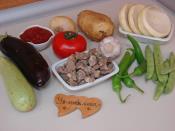 Enginar Çanağında Etli Türlü Yemeği