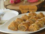 Ev Yapımı Cevizli Büzme Baklava