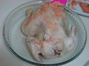 Fırında Bütün Tavuk Kızartması