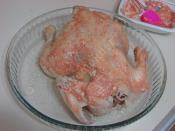 Fırında Bütün Tavuk Kızartması