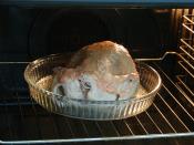 Fırında Bütün Tavuk Kızartması