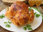 Fırında Bütün Tavuk Kızartması