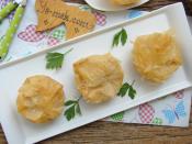 Baklavalık Yufkadan Porsiyonluk Peynirli Börek
