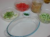 Közlenmiş Patlıcanlı Çoban Salatası