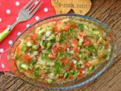 Közlenmiş Patlıcanlı Çoban Salatası