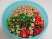 Nohutlu Çoban Salatası