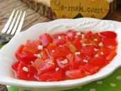 Sirkeli Közlenmiş Kırmızı Biber Salatası